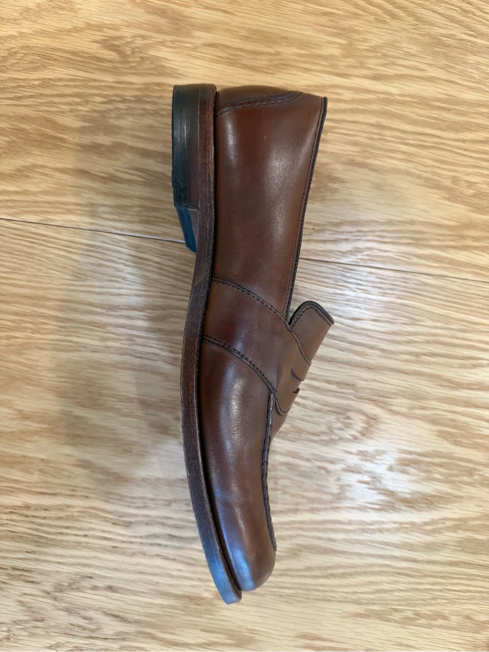 Allen Edmonds - Randolph Brown Leather Penny Loafers